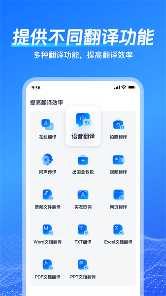 一键语音翻译app