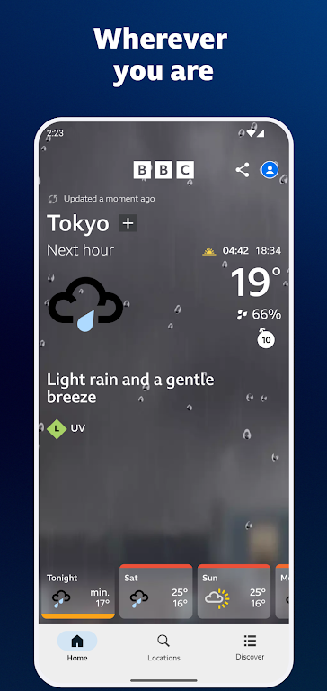 BBC天气app
